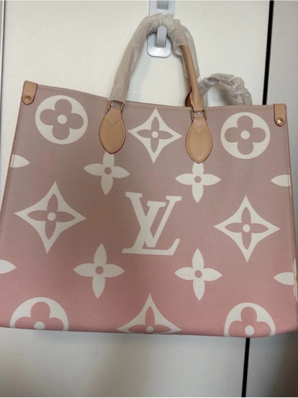Pink Canvas Fashion Tote